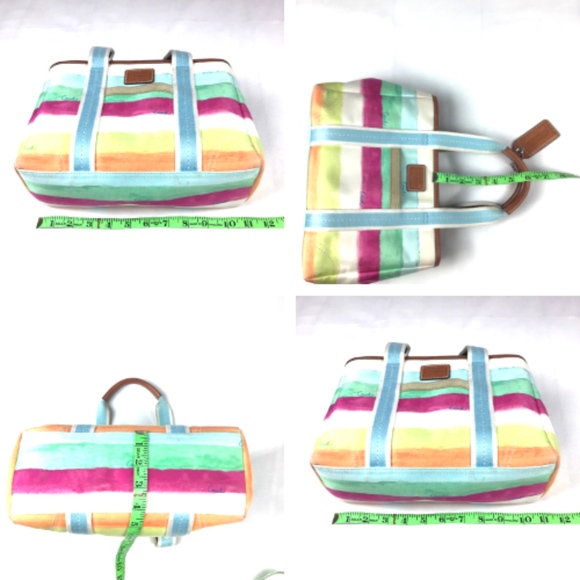 Coach Hampton Watercolor Purse & Wristlet - Picture 4 of 10